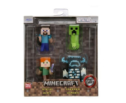 Figurki Jada Minecraft 2.5'' zestaw 4 sztuk
