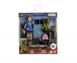 Figurki Jada Minecraft Movie 2.5″ zestaw 4 sztuk