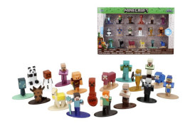 Jada Minecraft Metalowe Kolekcjonerskie Figurki Nano 18 szt., Fala 13