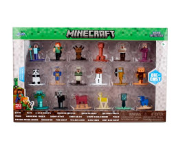 Jada Minecraft Metalowe Kolekcjonerskie Figurki Nano 18 szt., Fala 13