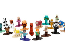 Jada Minecraft Metalowe Kolekcjonerskie Figurki Nano 18 szt., Fala 13