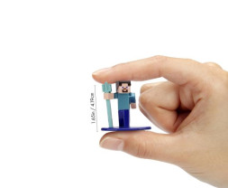 Jada Minecraft Metalowe Kolekcjonerskie Figurki Nano 18 szt., Fala 13