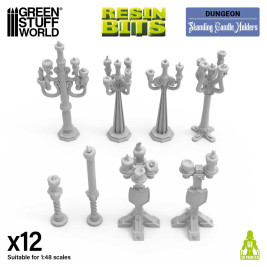 3D Printed Set Standing Candle Holders – zestaw świeczników drukowanych w 3D (12 szt.)