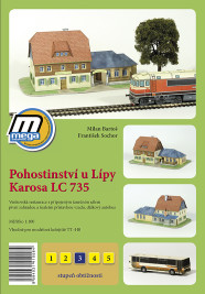 1:100 Gościnność w Lípie i autobus dalekobieżny Karosa LC 735 (wycięcie)