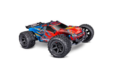 Traxxas Rustler 4x4 1:10 VX3 RTR - červený