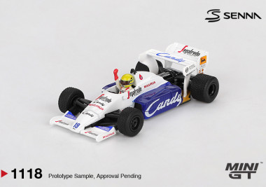 1:64 Toleman TG184 #19 Ayrton Senna 1984 Monaco Grand Prix 2nd Place - blistr