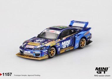 1:64 Nissan Silvia (S15) LB-Super Silhouette #555 Team MINI GT Liberty Walk 2025 Formula Drift-blistr