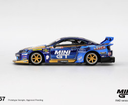1:64 Nissan Silvia (S15) LB-Super Silhouette #555 Team MINI GT Liberty Walk 2025 Formula Drift-blistr
