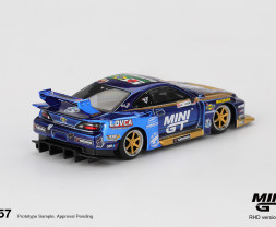 1:64 Nissan Silvia (S15) LB-Super Silhouette #555 Team MINI GT Liberty Walk 2025 Formula Drift-blistr