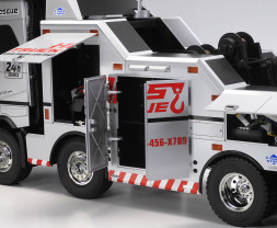1:14 Volvo FH16 Globetrotter 750 8×4 Tow Truck Silver 