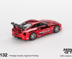 1:64 Toyota Supra (A80) Top Secret GT-300 Top Secret Red Chrome