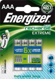 Energizer AAA 800mAh ładowanie EXTREME (4 szt.)