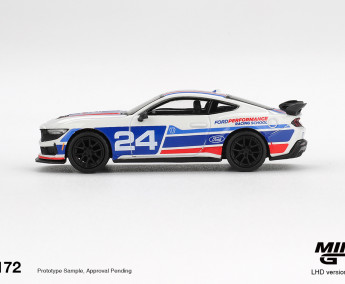 1:64 Ford Mustang Dark Horse #24 Ford Performance Racing School