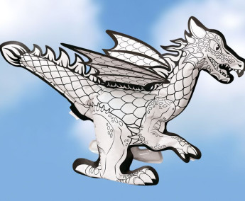 MAGIC DRAGON - nafukovací omalovánka