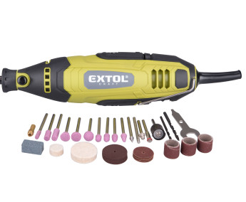 Extol Craft - Szlifierka prosta, 40 szt. akcesoriów, 135 W
