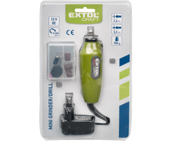 Extol Craft - Mini wiertarko-szlifierka z transformatorem