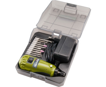 Extol Craft - Mini wiertarko-szlifierka z transformatorem w walizce
